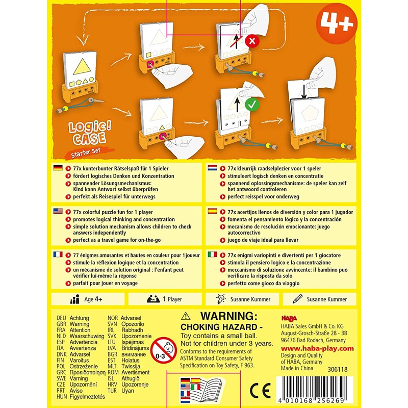 LogiCASE Kit de démarrage 4+ - HAB-306118 - Haba - Apprendre en s'amusant - Le Nuage de Charlotte