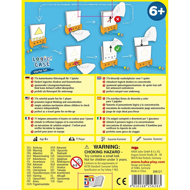 LogiCASE Kit de démarrage 6+ - HAB-306121 - Haba - Apprendre en s'amusant - Le Nuage de Charlotte