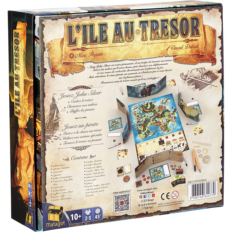 L'Île au Trésor - MAT-114085 - Cocktail Games - Board Games - Le Nuage de Charlotte