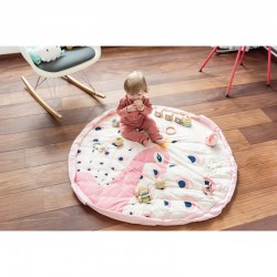 Sac de rangement, tapis - Soft Paon - PNG-SOFTPEACOCK - play&go - Sacs play&go - Le Nuage de Charlotte