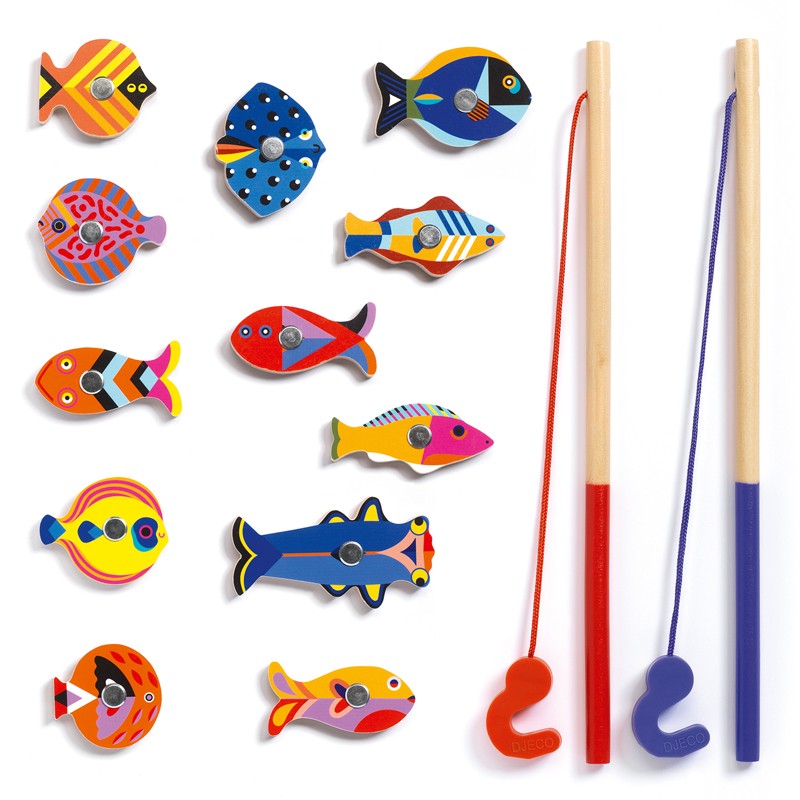 Fishing graphic - DJE-DJ01658 - Djeco - Jeu de pêche - Le Nuage de Charlotte