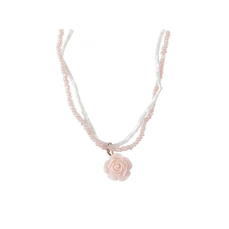 Collier Boutique Rose - rose - GPR-90409 - Great Pretenders - Bijoux - Le Nuage de Charlotte