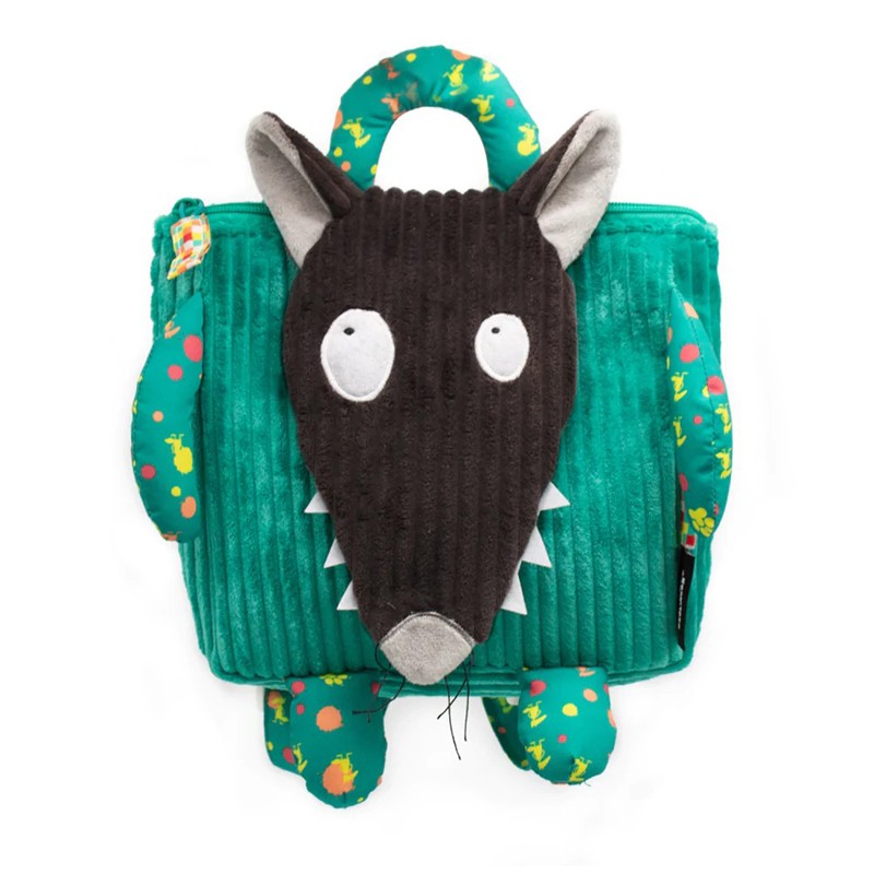 Velvet backpack WOLF - DEG-35032 - Les Déglingos - Backpacks - Le Nuage de Charlotte