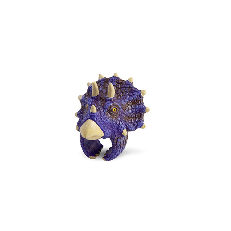 Dinosaur Ring - Blue Triceratops - GPR-84511c - Great Pretenders - Disguises - Le Nuage de Charlotte