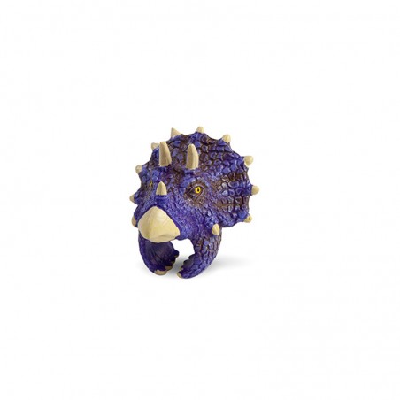 Dinosaur Ring - Blue Triceratops - GPR-84511c - Great Pretenders - Disguises - Le Nuage de Charlotte