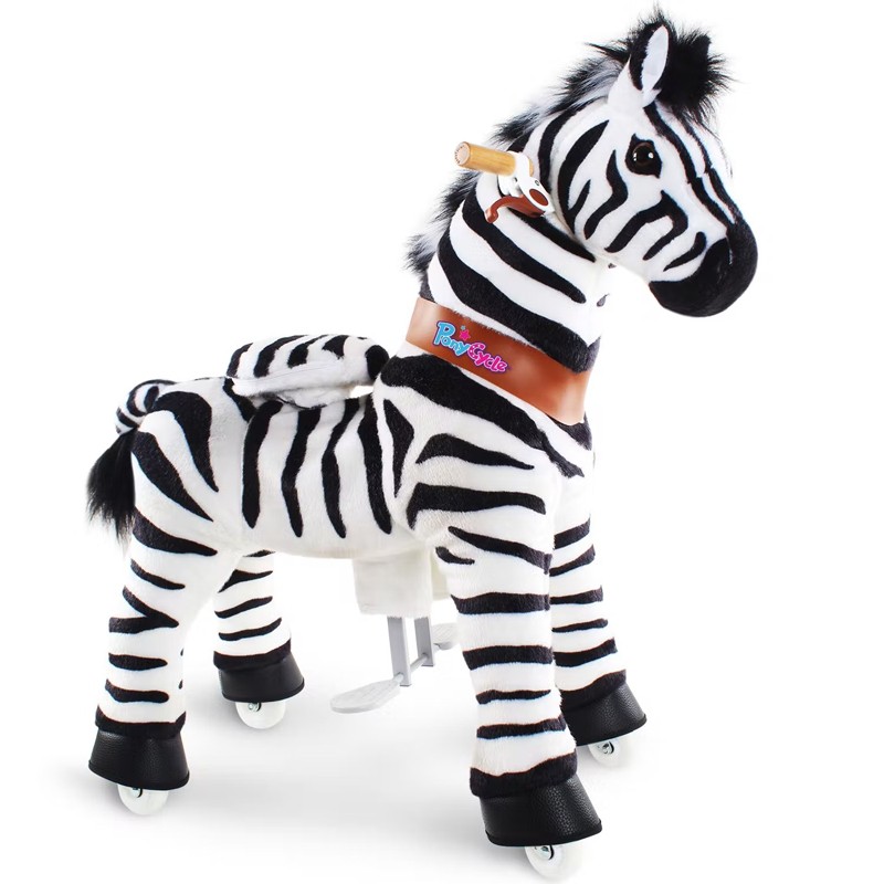 PonyCycle Zebra Model U for 4-9 years - PON-Ux468 - PonyCycle - Pedal cars and horses - Le Nuage de Charlotte