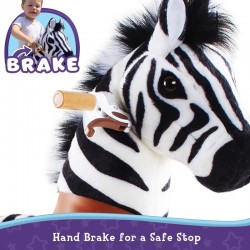 PonyCycle Zebra Model U for 4-9 years - PON-Ux468 - PonyCycle - Pedal cars and horses - Le Nuage de Charlotte