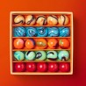 Marbles Box - Indians - Mini Box - B&C-MINIBOX-13 - Billes & Co. - Marble Games - Le Nuage de Charlotte