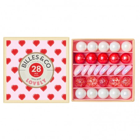 Marbles Box - Lovely - Mini Box - B&C-MINIBOX-11 - Billes & Co. - Marble Games - Le Nuage de Charlotte