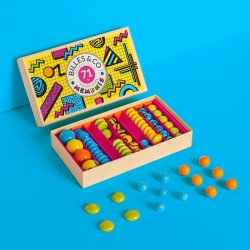 Marbles Box - Memphis - Box - B&C-BOX-17 - Billes & Co. - Marble Games - Le Nuage de Charlotte