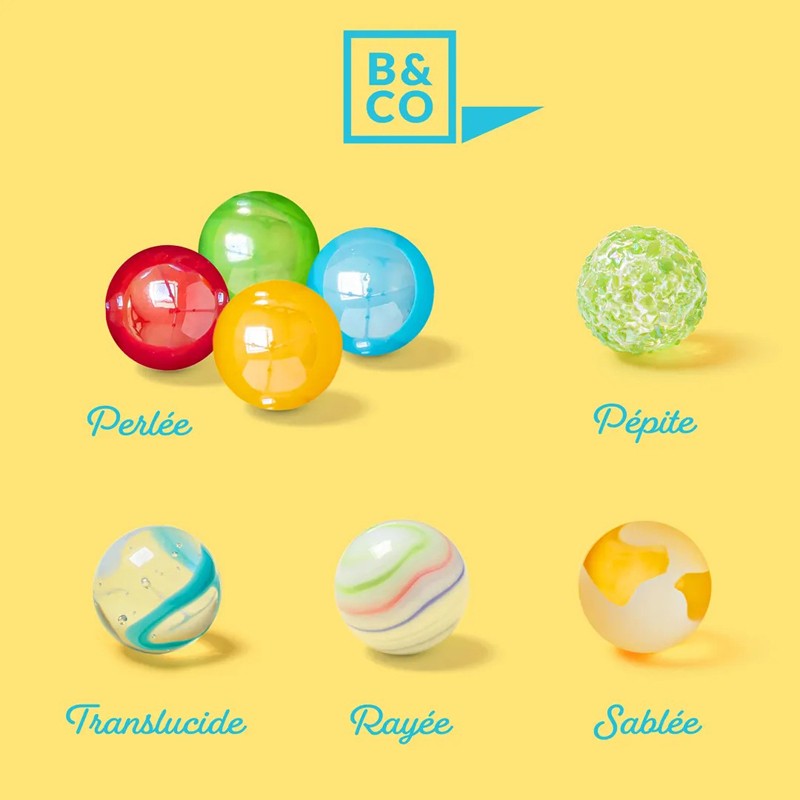 Marbles Box - Beau Rivage - Box - B&C-BOX-20 - Billes & Co. - Marble Games - Le Nuage de Charlotte