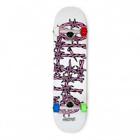 Ghettoblaster Skate Barbed Wire Pink 8.125" - GBR-SKTVGB134 - Ghettoblaster - Skateboards - Le Nuage de Charlotte