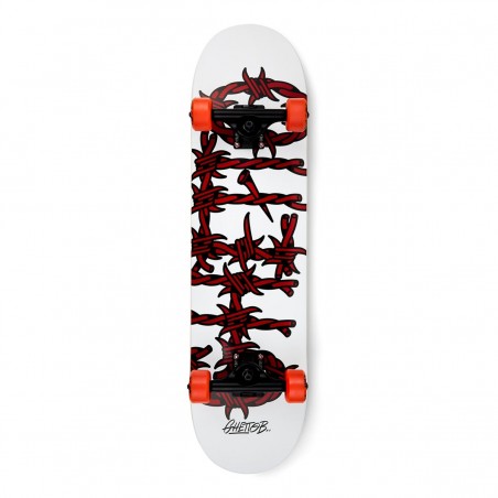 Ghettoblaster Skate Barbed Wire Red 8.0" - GBR-SKTVGB131 - Ghettoblaster - Skateboards - Le Nuage de Charlotte