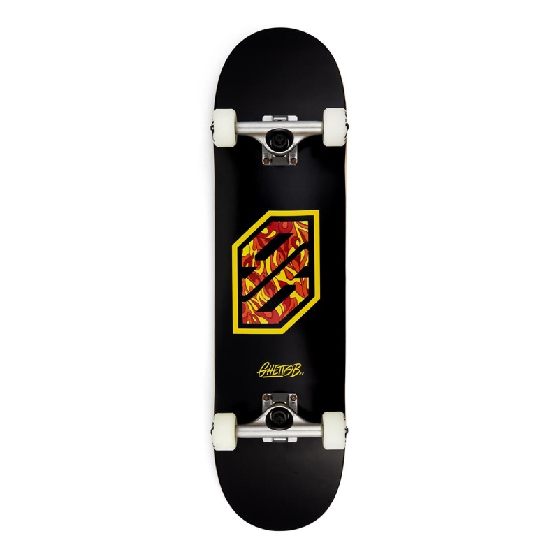 Ghettoblaster Skate Flame White 8.25" - GBR-SKTVGB10422 - Ghettoblaster - Skateboards - Le Nuage de Charlotte