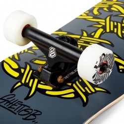 Ghettoblaster Skate Barbed Wire Grey 7.87" - GBR-SKTVGB10222 - Ghettoblaster - Skateboards - Le Nuage de Charlotte