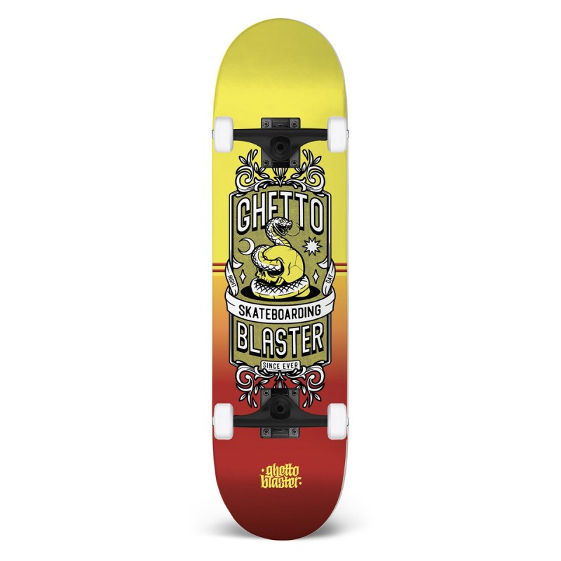 Ghettoblaster Skate Skull Red Yellow 8.0" - GBR-SKTVGB111 - Ghettoblaster - Skateboards - Le Nuage de Charlotte