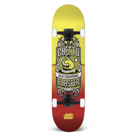 Ghettoblaster Skate Skull Red Yellow 8.0" - GBR-SKTVGB111 - Ghettoblaster - Skateboards - Le Nuage de Charlotte