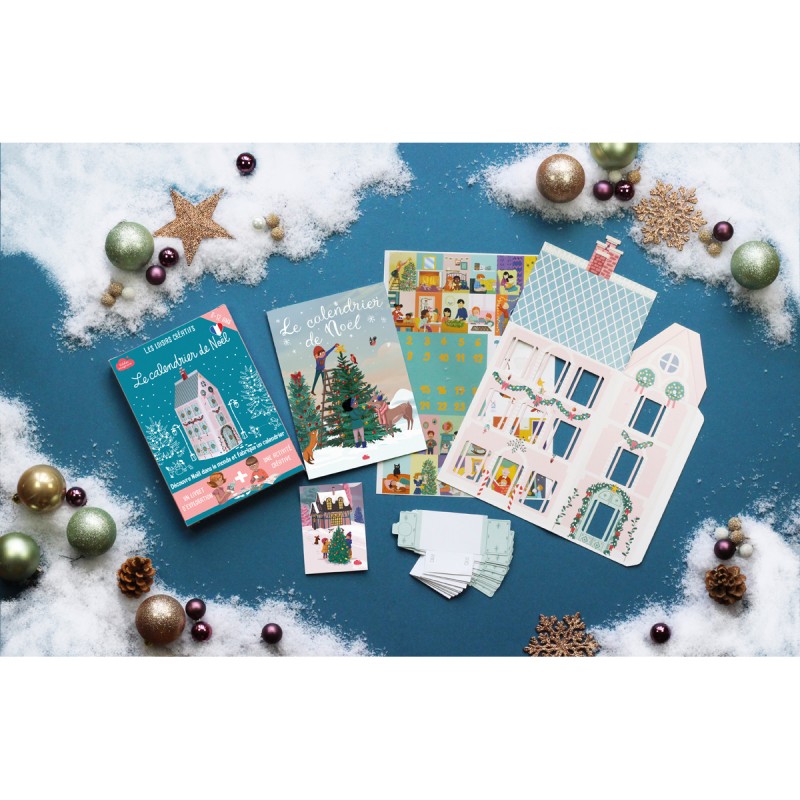 KIT : The Christmas calendar - LAI-CALENDRIER21 - L'atelier Imaginaire - Boîtes créative - Le Nuage de Charlotte