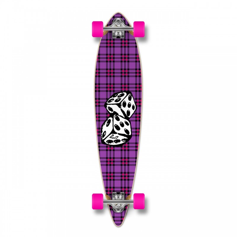 Yocaher 9" Longboard - Pintail Dice - YOC-GCPT021 - Yocaher Skateboards - Skateboards - Le Nuage de Charlotte