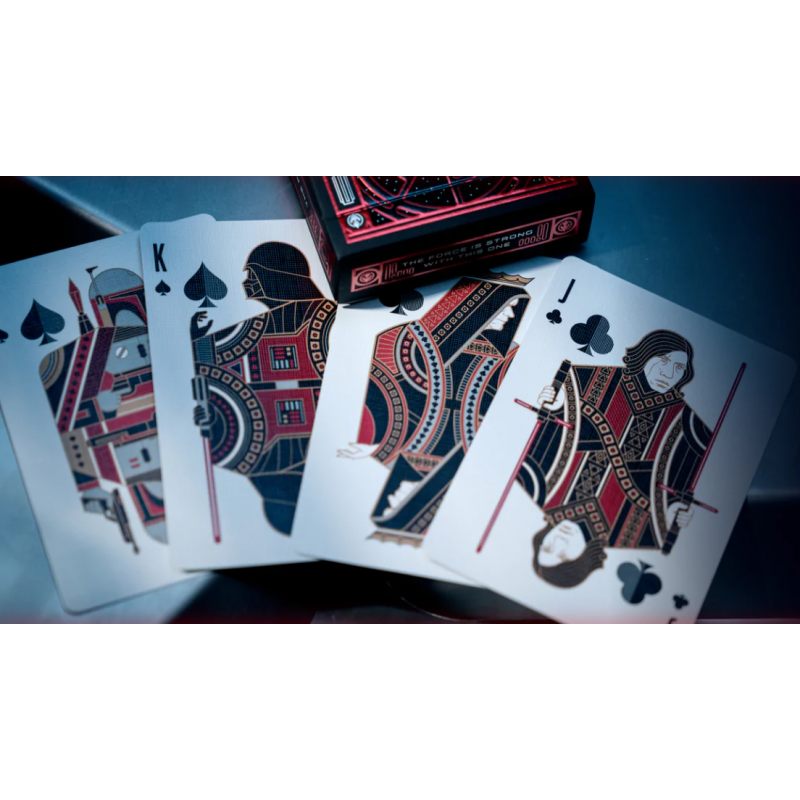 Bicycle Theory 11 - Playing Cards Star Wars - red - USPC-PIX1122 - United States Playing Card Company - Playing Cards - Le Nu...