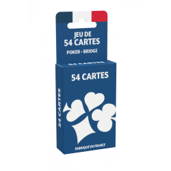 Jeu de 54 cartes - Poker, Bridge - bleu - DUC-PIX653b - Ducale - Jeux de cartes - Le Nuage de Charlotte