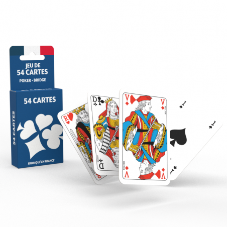 Acheter Deck of 54 cards - Poker, Bridge - blue - Playing Cards - D