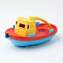 Green Toys Remorqueur - jaune - GRT-TUG01R-Y - Green Toys - Les bateaux - Le Nuage de Charlotte