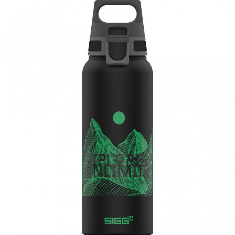 Sigg Water Bottle WMB Pathfinder Black 1.0L - SIGG-902620 - Sigg - Gourds and cups - Le Nuage de Charlotte