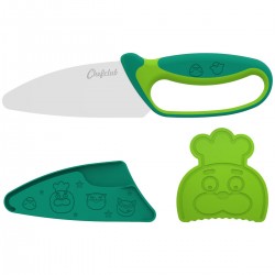 Chefclub - Couteau vert - CHCL-577770 - Chef Club - Cuisiner comme un grand - Le Nuage de Charlotte