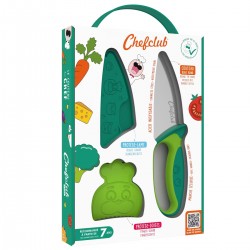 Chefclub - Green knife - CHCL-577770 - Chef Club - Cook like a grown-up - Le Nuage de Charlotte