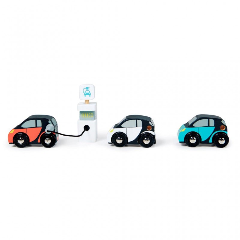 Smart Car Set - TLT-8373 - Tender Leaf Toys - Wooden toys - Le Nuage de Charlotte