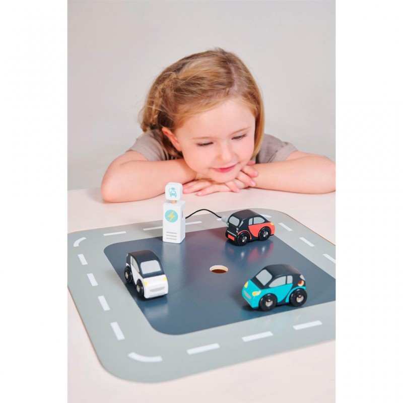 Smart Car Set - TLT-8373 - Tender Leaf Toys - Wooden toys - Le Nuage de Charlotte