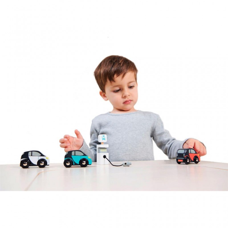 Smart Car Set - TLT-8373 - Tender Leaf Toys - Wooden toys - Le Nuage de Charlotte