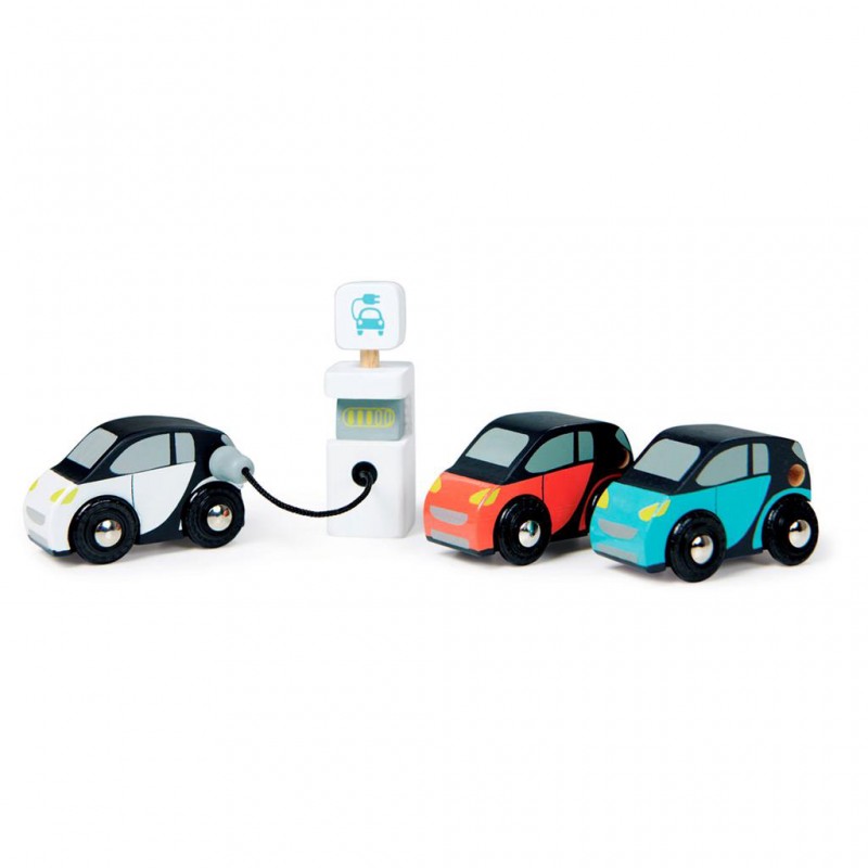 Smart Car Set - TLT-8373 - Tender Leaf Toys - Wooden toys - Le Nuage de Charlotte