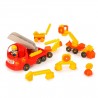 Bloko - Fire truck - 80 Bloko + 1 BlokoFriends - BLO-503697 - bloko - Plastic elements - Le Nuage de Charlotte