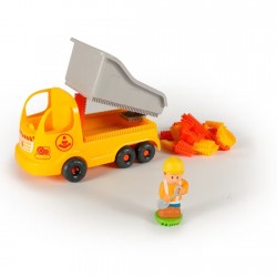 Bloko - Works truck - 80 Bloko + 1 BlokoFriends - BLO-503698 - bloko - Plastic elements - Le Nuage de Charlotte