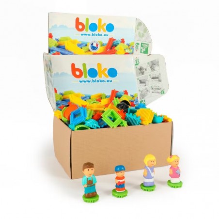 Bloko - Family - 100 Bloko + 4 BlokoFriends - BLO-503694 - bloko - Plastic elements - Le Nuage de Charlotte