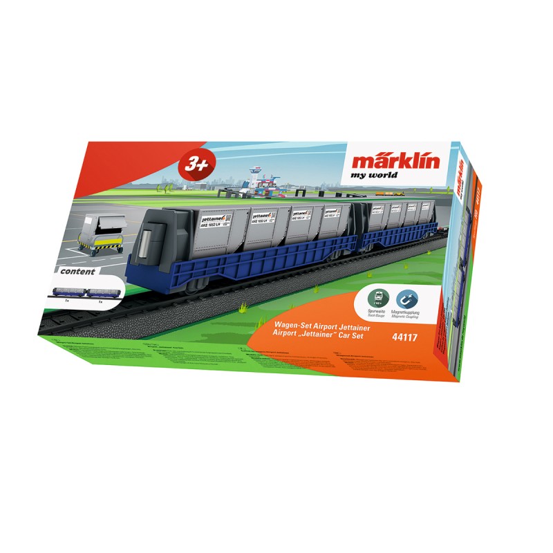 Märklin my world - Coffret de wagons Airport Jettainer - MAR-44117 - Märklin - Train électrique - Le Nuage de Charlotte