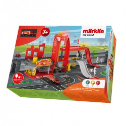 Märklin my world - Caserne de pompier avec fonction lumineuse et sonore - MAR-72219 - Märklin - Train électrique - Le Nuage d...