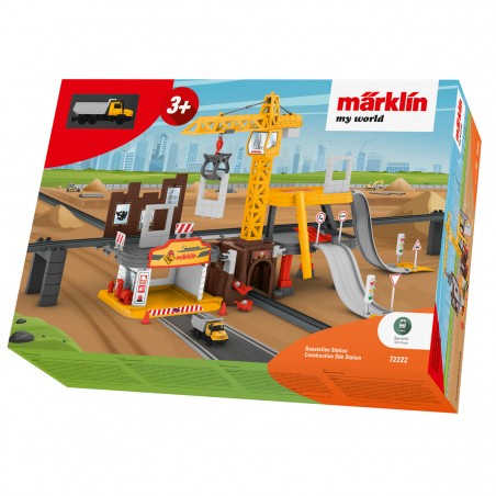 Märklin my world - Construction Site Station - MAR-72222 - Märklin - Electric train - Le Nuage de Charlotte