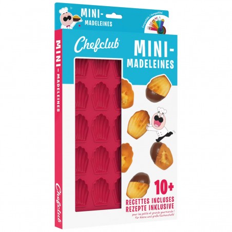 Chefclub - Moule - Mini-madeleines - CHCL-2BAKE233 - Chef Club - Cuisiner comme un grand - Le Nuage de Charlotte