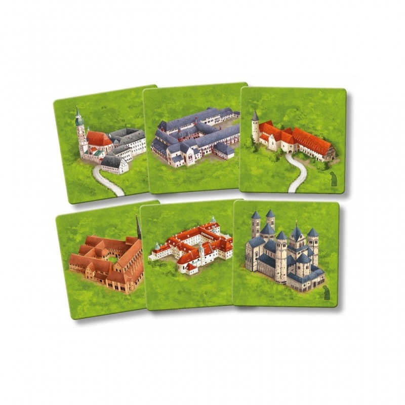 Carcassonne - Mini ext. Abbayes d'Allemagne - ZMA-70378 - Z-Man - Jeux de société - Le Nuage de Charlotte