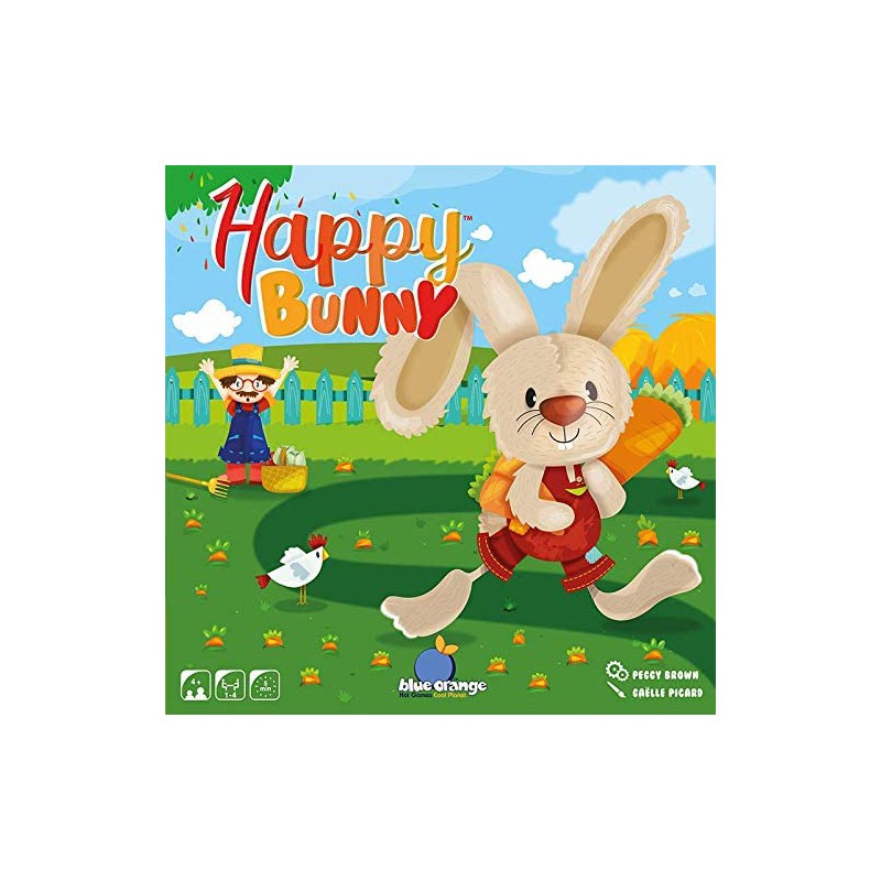 Happy Bunny - BOR-00666 - Blue Orange - Jeux de société - Le Nuage de Charlotte