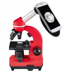 Bresser Junior - Microscope BIOLUX SEL rouge - BRE-8855600E8G000 - Bresser - Globes, Miscroscopes, Téléscopes - Le Nuage de C...