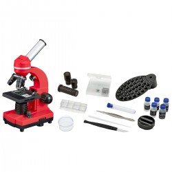 Bresser Junior - Microscope BIOLUX SEL rouge - BRE-8855600E8G000 - Bresser - Globes, Miscroscopes, Téléscopes - Le Nuage de C...