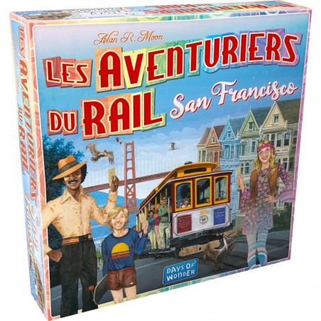 Ticket to Ride - San Francisco - DOW-75222 - Days of Wonder - Board Games - Le Nuage de Charlotte