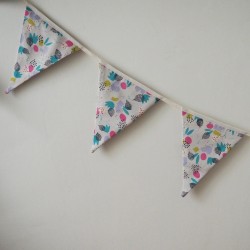 Banner of fabric pennants - Party Light - NOU-G007-FPL - Nouba - Decorations - Le Nuage de Charlotte