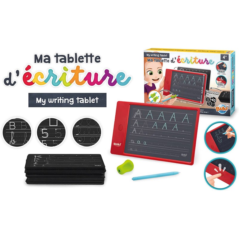 My Writing Tablet - BUK-505607BU - Buki - Learn while having fun - Le Nuage de Charlotte