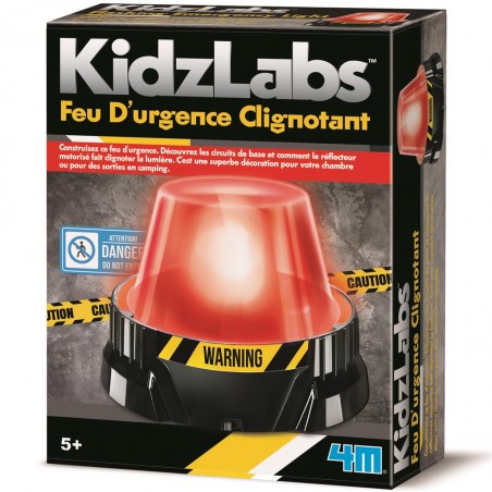 KidzLabs - Feu d'Urgence Clignotant - 4M-5663444 - 4M - Coffrets éducatifs - Le Nuage de Charlotte