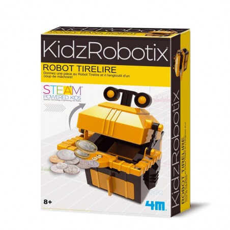 KidzRobotix - Robot Tirelire - 4M-5663422 - 4M - Coffrets éducatifs - Le Nuage de Charlotte